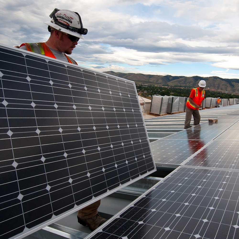 Shree Shyam Enterprises solar company team at work