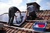Residential solar power system installation